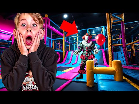😵‍💫 HORROR CLOWN lures us to the adventure park at 3 AM! 😱