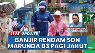 Banjir Rob Rendam Sekolah hingga Masuk Ruang Kelas SDN Marunda 03 Pagi Jakut, 603 Murid Dipulangkan