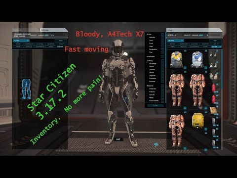 Быстрый перенос предметов в инвентаре Star Citizen Bloody A4Tech