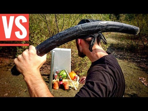 HUNTING BOOMERANG (Throwing Stick) VS Penetration/Durability TEST Video