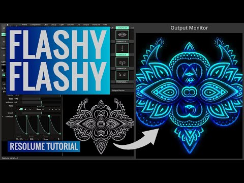 Create Light-Flashes On Different Beats in Resolume VJing Software