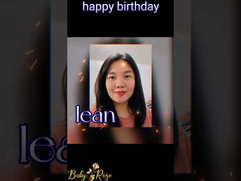 happy birthday lean