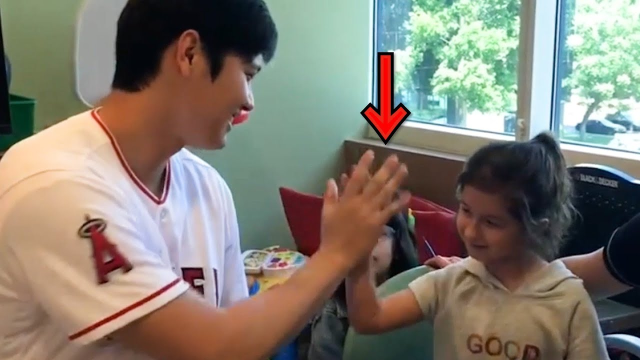 サプライズ！スーパースター大谷翔平に小児科の子供たちの反応は…!?【海外の反応】