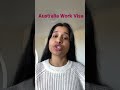 Australia Work Visa Working Visa For Australia Shorts Workvisa Australiavisa Sovikvlogs