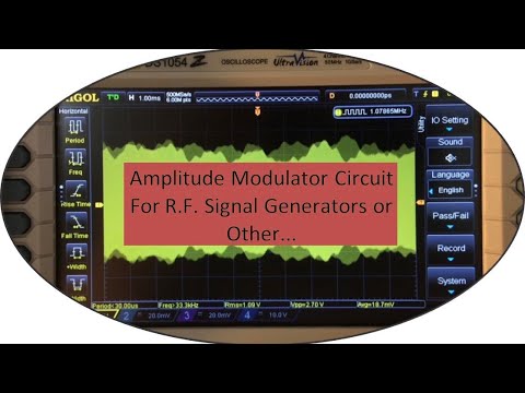 Amplitude Modulator Circuit For R.F. Signal Generators or Other...
