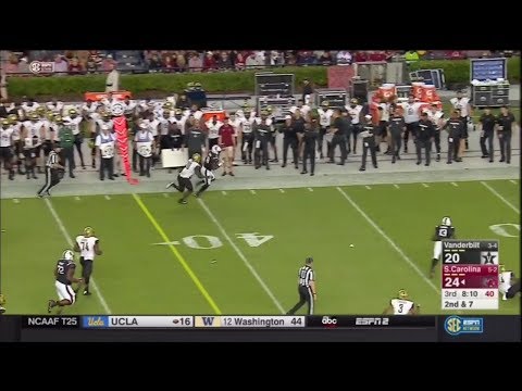 2017 USC vs Vanderbilt - OrTre Smith 16 Yd Reception