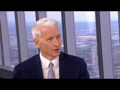 Anderson Cooper's first visit to One World Observatory