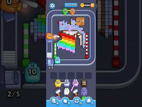 Pixel Flow Level 2113 Walkthrough