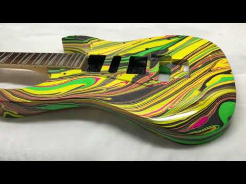 SWIRLED Ibanez RG Guitar - Sims Custom Shop