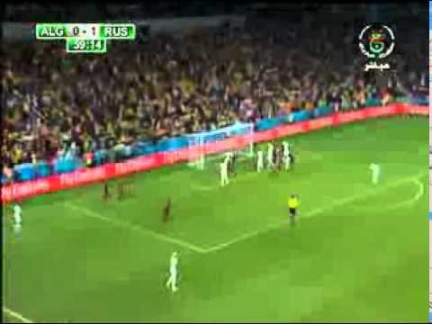 But Islam Slimani contre la Russie en 2014