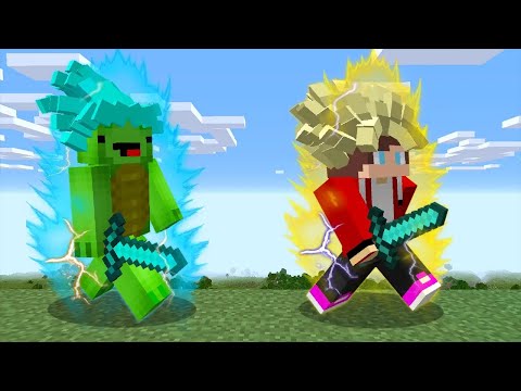 Maizen - OP SAIYAN Speedrunner vs Hunter in Minecraft