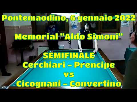 Cerchiari-Prencipe vs Cicognani-Convertino  _ Semifinale _ Memorial Simoni