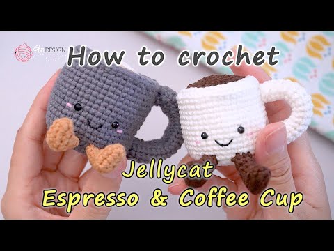 Crochet Jellycat-Inspired Espresso Cup & Coffee Cup | Cute & Easy Tutorial  |