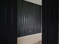 Black Accent Wall for Master Bedroom - Accent Wall Ideas #shorts