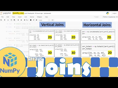 Numpy Array Iterating And Numpy Array Joining Python