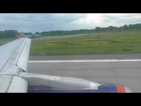Aeroflot Airbus A320 Departure from Perm