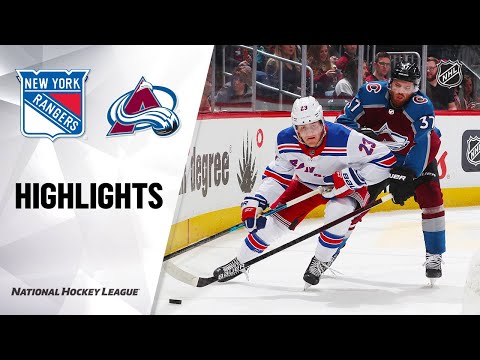 NHL Highlights | Rangers @ Avalanche 3/11/20
