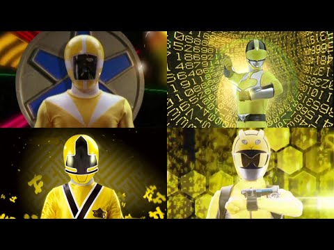 All Yellow Power Rangers Morphs | Power Rangers Zone