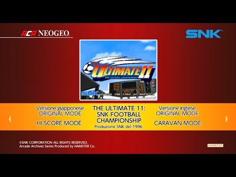 ACA NEOGEO The Ultimate 11: SNK Football Championship | First Look on Nintendo Switch - Gameplay - YouTube
