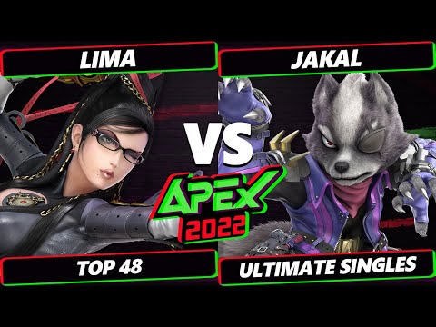 Apex 2022 Top 48 - Lima (Bayonetta) Vs. Jakal (Wolf) SSBU Ultimate Tournament