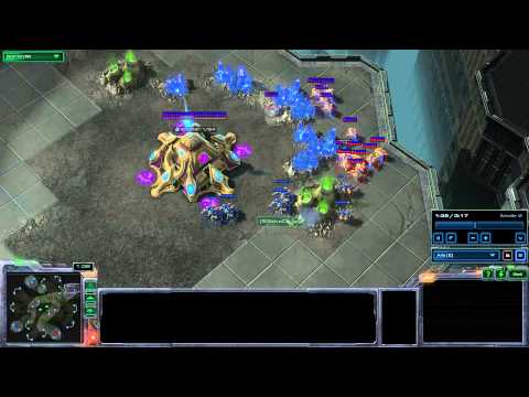 Starcraft 2 - PTvsPT "Worker Rush" from Azzaelo and Jay