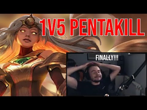 1v5 PENTAKILL with THIS AD build for Kayle! | kayle 1v9