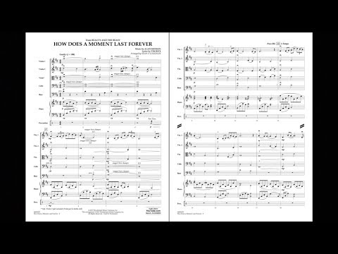 How Does a Moment Last Forever (from Beauty and the Beast) arr. O'Loughlin