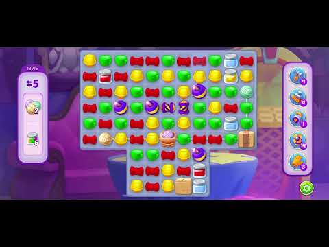 Homescapes level 12915 - no booster gameplay