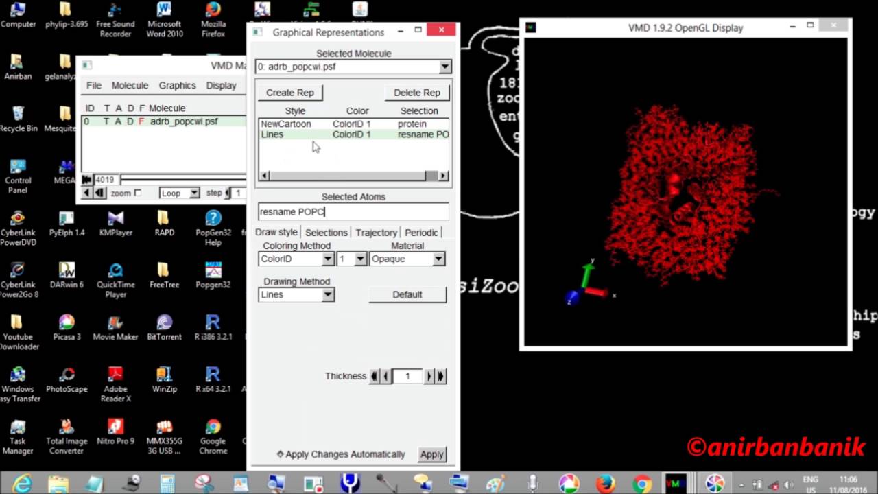 Beginners' Tutorial for Molecular Dynamics Simulation of Trans membrane Protein PART IV