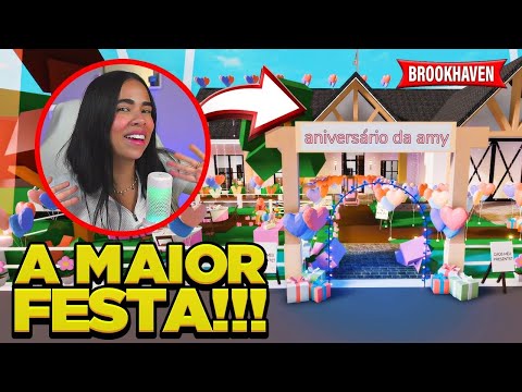 MINHA SUPER FESTA DE ANIVERSÁRIO EM BROOKHAVEN 