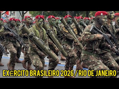 EXÉRCITO BRASILEIRO NO DESFILE DE 7 DE SETEMBRO 2026 | 204 ANOS DA INDEPENDÊNCIA | RIO DE JANEIRO 🇧🇷