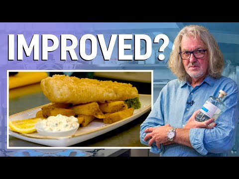 Can James May improve Fish & Chips with alcohol?