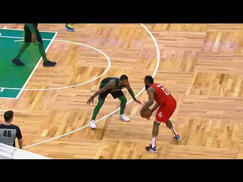 James Harden's crazy stepback three over Kyrie and Tatum