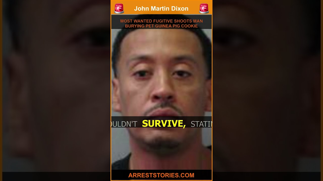 MOST WANTED FUGITIVE SHOOTS MAN BURYING PET GUINEA PIG COOKIE