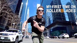 My FIRST Time On Rollerblades! (The Crossfire)