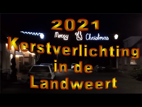 2021 Kerstverlichting in de Landweert