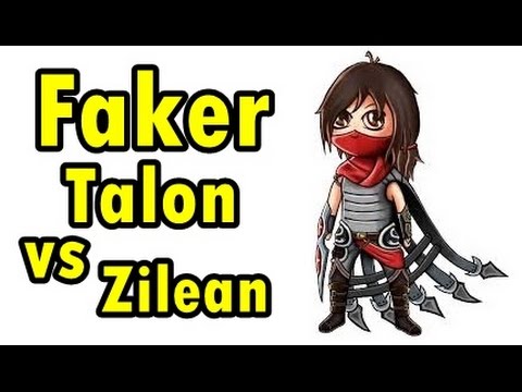 LOL Pro - Faker Talon vs Zilean - Korea SoloQ - Highlights