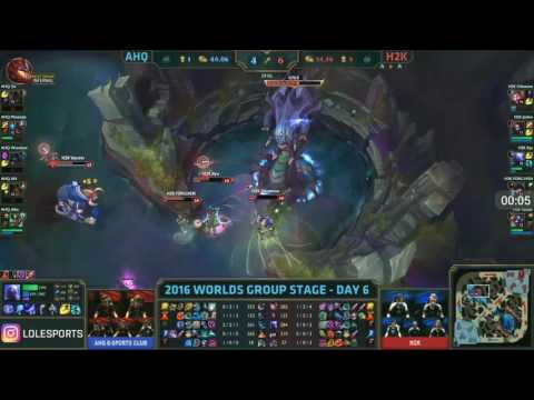 Ahq vs H2K. ALBIS 神搶巴龍 美國主播都嚇傻了