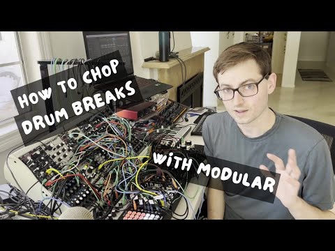 How to chop drum breaks with eurorack modular for jungle/dnb (feat erica synths sample drum)