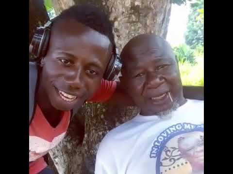 Tamba Gbamoi My Father and my friend Yomba. In Simbakoro nimikoro kono district Eastern Sierra Leone