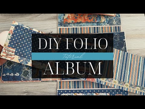 DIY Box Folio Album Tutorial - Sun Kissed - Album Kit Vol 07 2023