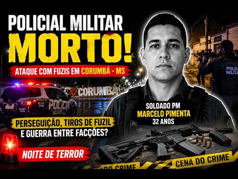 Policial militar morre durante perseguição em Corumbá/MS