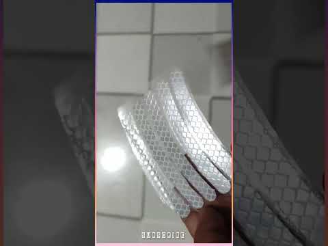 Obvie Tyre Reflective Stickers Universal Safety Warning reflector ll white Reflective Tape #shorts