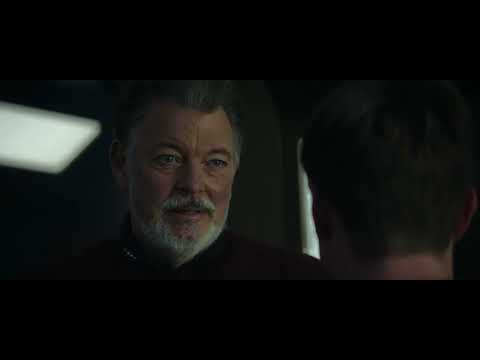 Star Trek Picard 3x3 Riker and Crusher Talk About Picard  | Dope Acting Scenes
