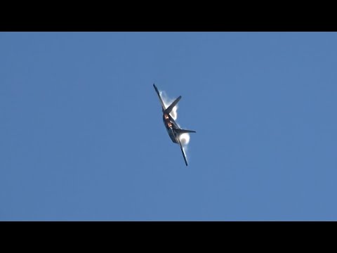 F-22 Demo Pensacola Beach Homecoming Airshow 2021