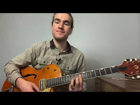 Brian Setzer Guitar Lesson (Chord Solo in the style of “Hot Rod Girl”)