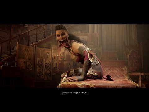 Mileena Tarkatan Disease Transformation Cutscene Mortal Kombat 1