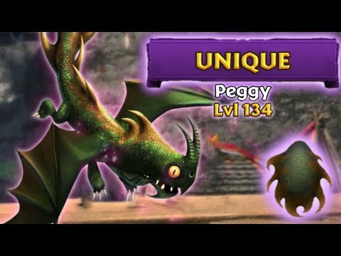Peggy (New Unique Night Terror) Titan Mode Max Level 134 | Dragons: Rise of Berk