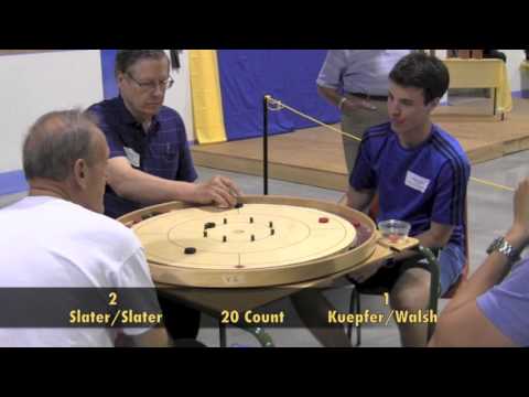 Crokinole 2016 World Championship - Doubles Kuepfer/Walsh v Slater/Slater