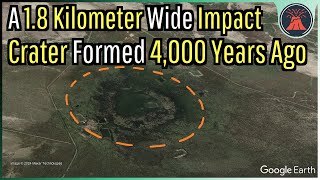 A 1.8 Kilometer Wide Impact Crater Formed 4,000 Years Ago; India's Luna Crater